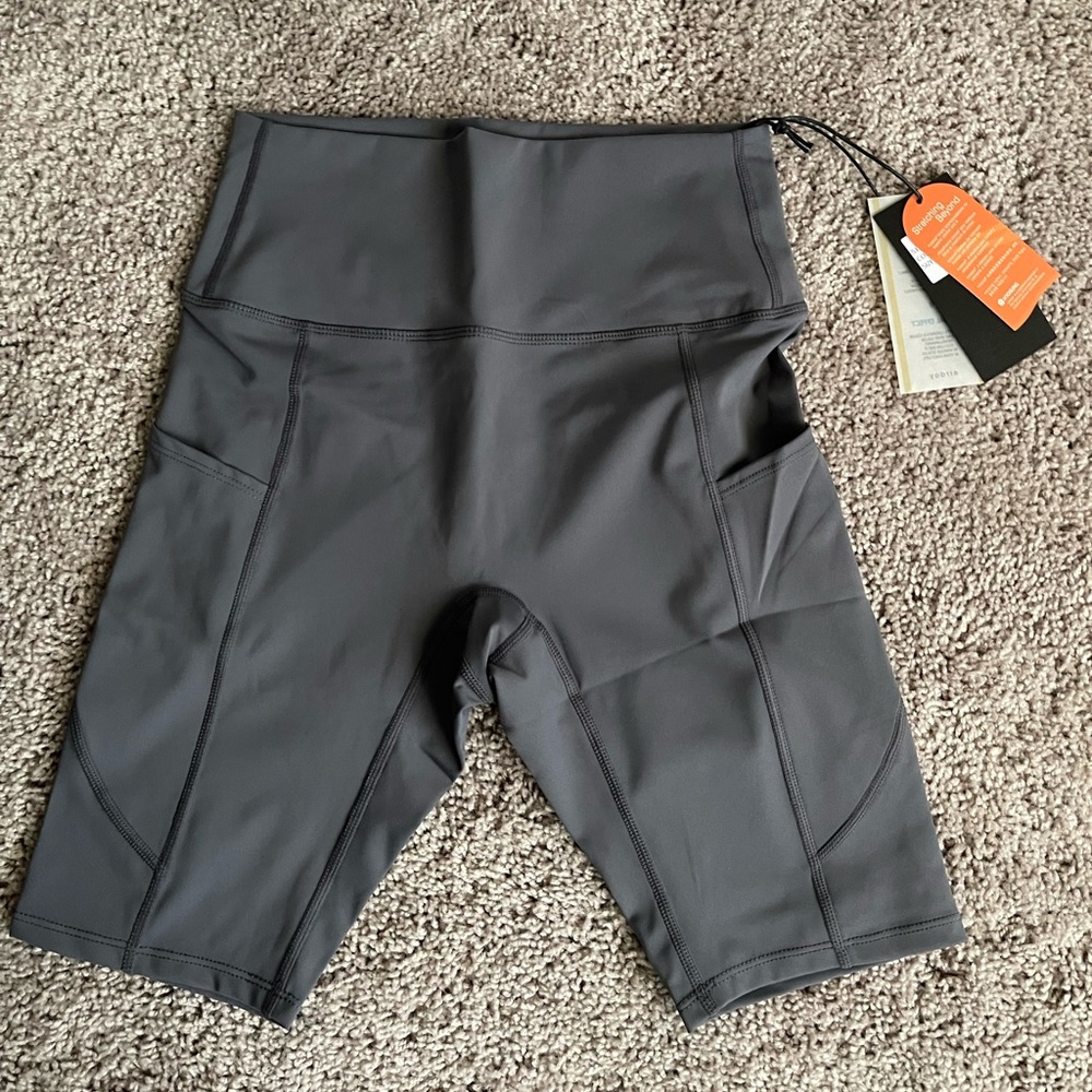 Errday Gray Biker Shorts NWT